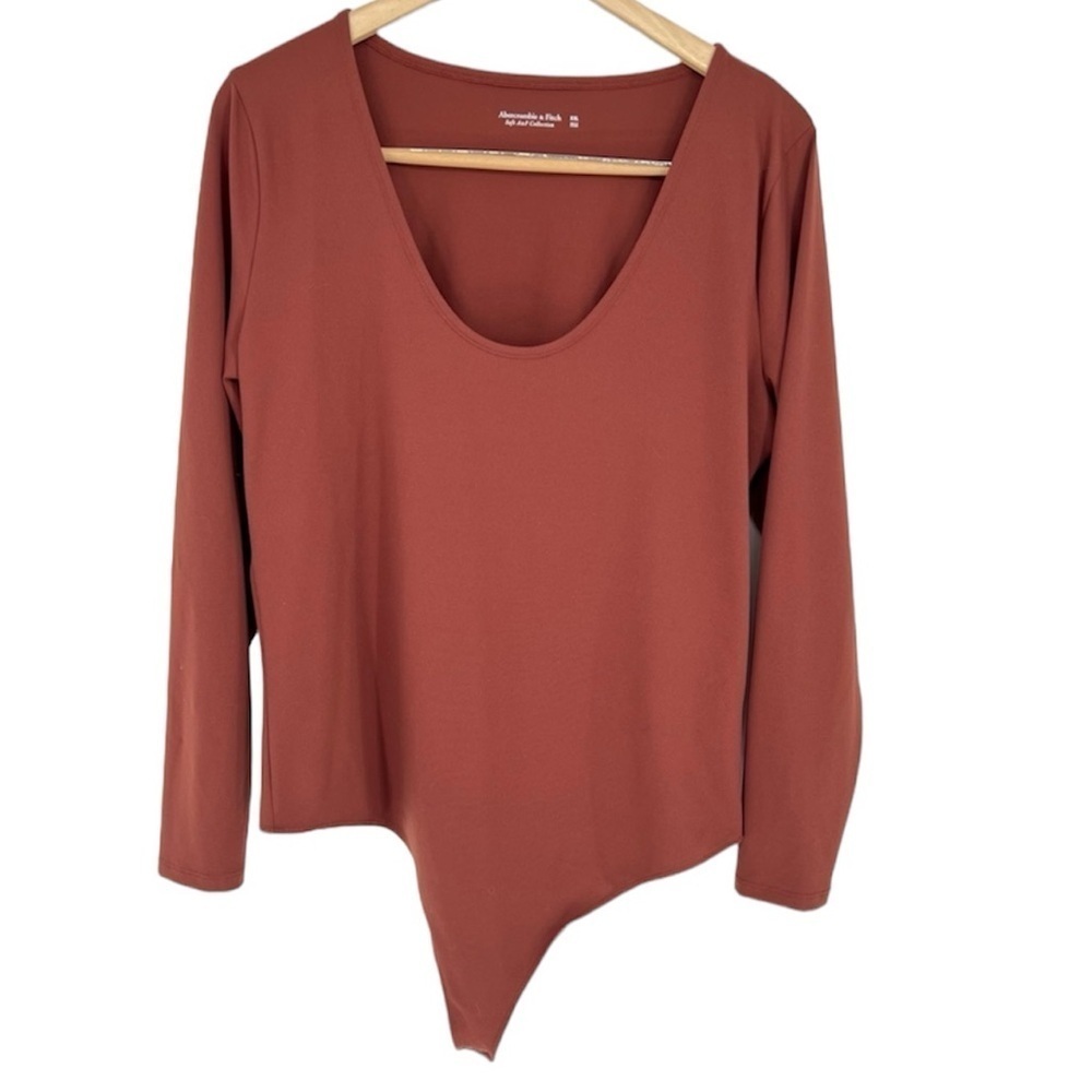 Abercrombie & Fitch Soft AF‎ Copper Long Sleeve Bodysuit